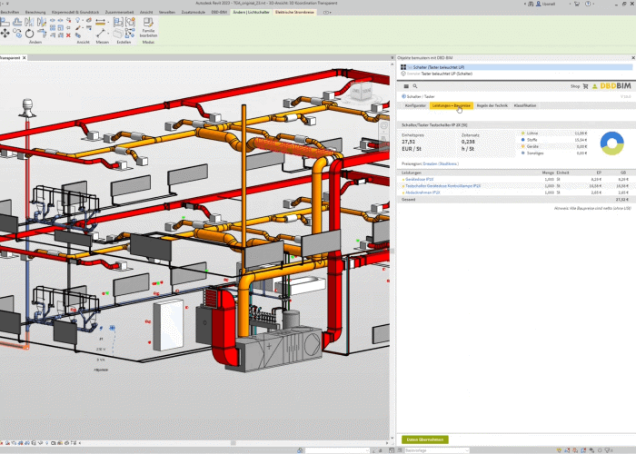 TGA-Planung mit DBD-BIM in Revit