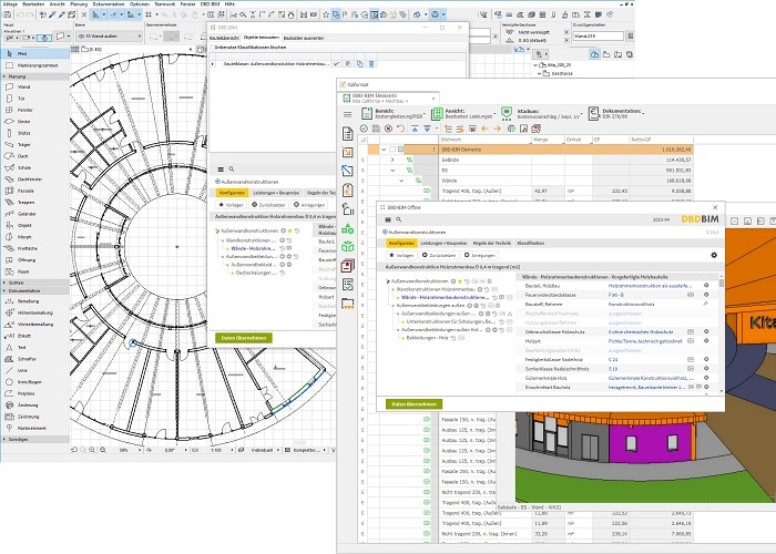 IFC-Modell in der CAD oder BIM2AVA bemustern