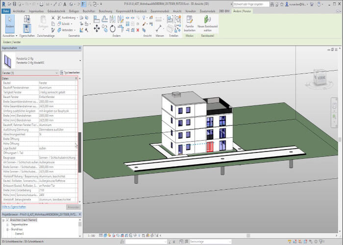 DBD-BIM Plug-in Revit Tutorial Einstellung