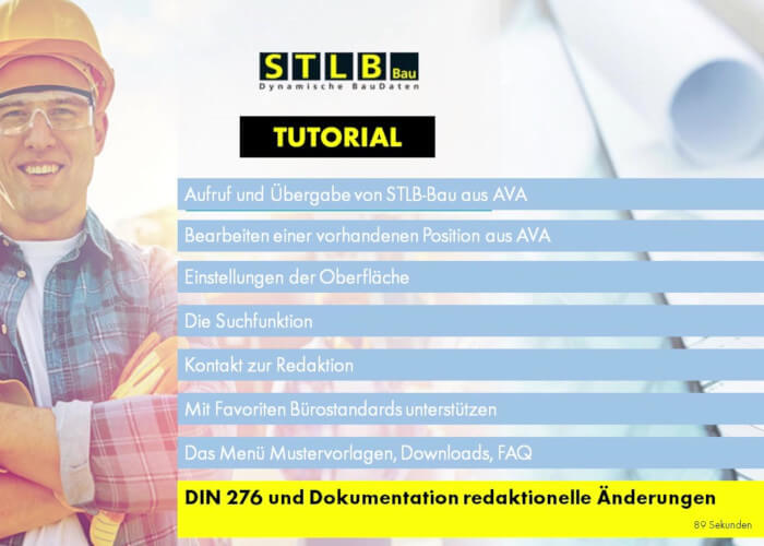 STLB-Bau Tutorial Informationen im Kontext der Leistungsbeschreibung